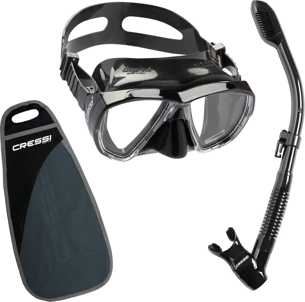 Cressi Big Eyes & Supernova Dry, Black/Black