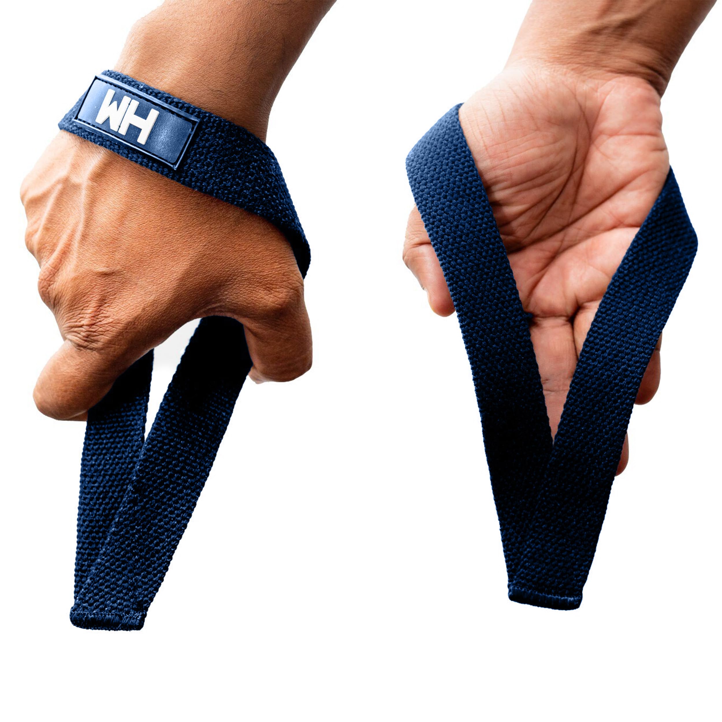 Weightlifting House Lifting Wrist Straps - Hand Wraps For Olympic Lifting, Snatch, Pulls, And Deadlift Straps - Grip Strength Tr
