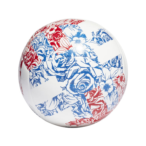 adidas MLS Club Soccer Ball, White/Power Blue/Team College Red, 3