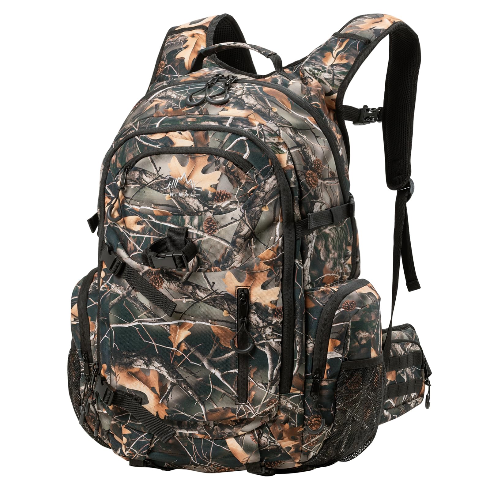 uniHimal Hunting Backpack for Men, Waterproof Camo Backpacks for Hunt with Rain Cover, Durable Large Capacity Day Pack Hunting G