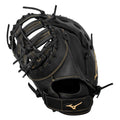 Mizuno GXF50FP MVP Prime Fastpitch Softball First Base Mitts, 13, Left Hand Throw, Worn on Right Hand, Black