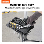 Vevor Bike Repair Stand, 66 Lbs Heavy-Duty Aluminum Bicycle Repair Stand, Adjustable Height Bike Maintenance Workstand With Magn