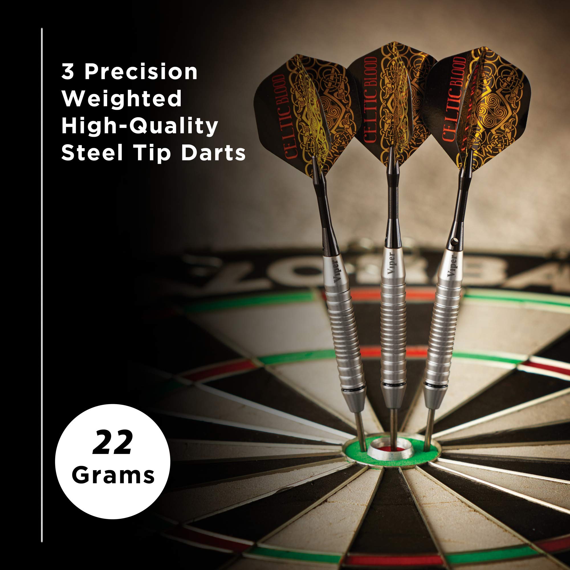 Viper Underground Celtic Blood Steel Tip Darts 22 Grams