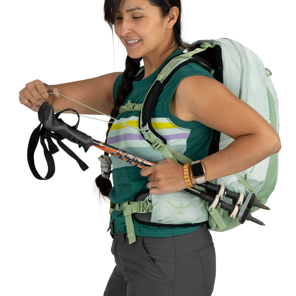 Osprey Tempest 22L Womens Lightweight Hiking Backpack - Small Daypack for Travel & Camping, Frosty Mint Green/Botanica