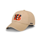 Foco Men'S Cincinnati Bengals-Khaki Cap Nfl Logo Casual Hat, Team Color