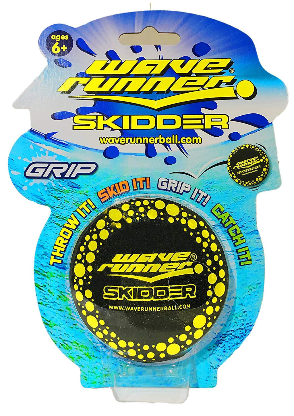Wave Runner Water Bouncing Frisbee- Disc That Bounces, Skids, And Skips On Water | The Perfect Beach And Pool Toy (Color May Var