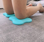 Zealtop Yoga Knee Pad Cushion Extra Thick For Knees Elbows Wrist Hands Head Foam Yoga Pilates Work Out Kneeling Pad (Lake Blue 2