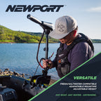 Newport Vessels Nv-Series 36Lb Thrust Saltwater Transom Mounted Trolling Electric Trolling Motor W/Led Battery Indicator & 30''