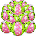 Hollowfly 12 Pack Witch Themed Beach Ball for Kids 7.87 Bulk for Summer Pool and Beach Game Gifts Pink and Green Birthday Hallow