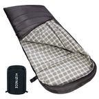 HiZYNICE Sleeping Bags for Adults Large Wide Cold Weather 20 Degree XL XXL Plus Size Oversized,Olive Brown Left Zip