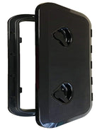 Seaflo Marine Boat Deck Access Hatch & Lid 23.9'' X 13.9'', Black, 606Mm X 353Mm