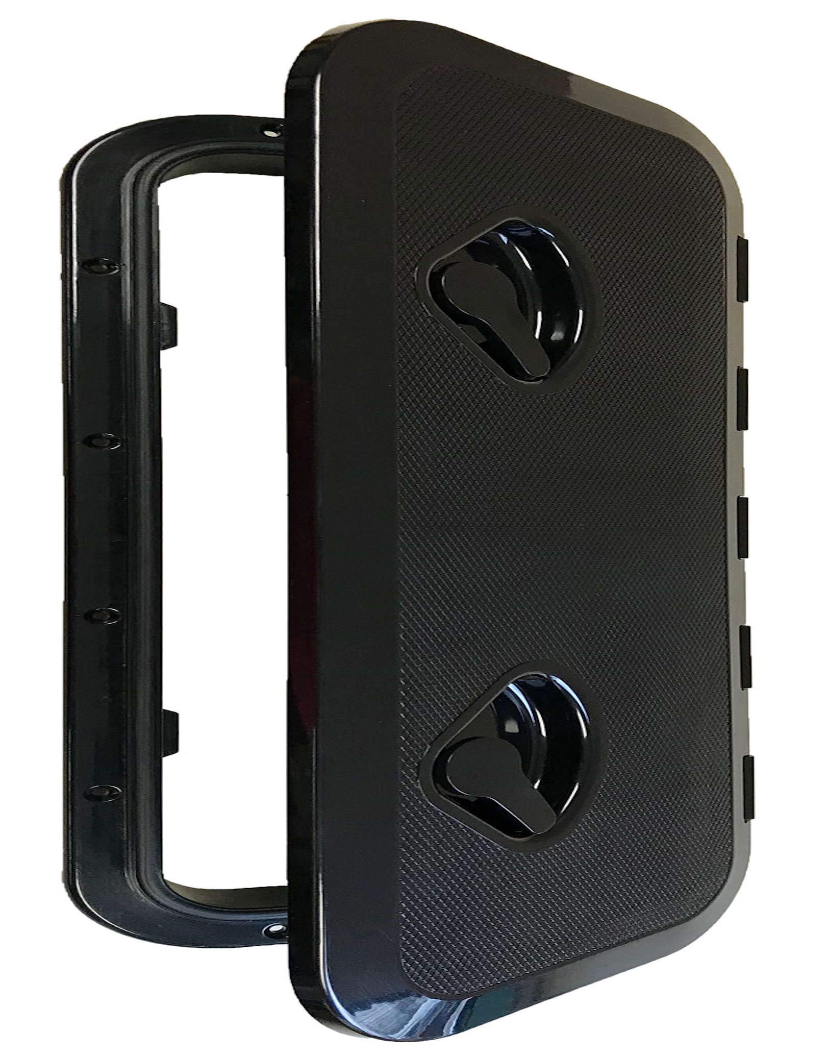 Seaflo Marine Boat Deck Access Hatch & Lid 23.9'' X 13.9'', Black, 606Mm X 353Mm