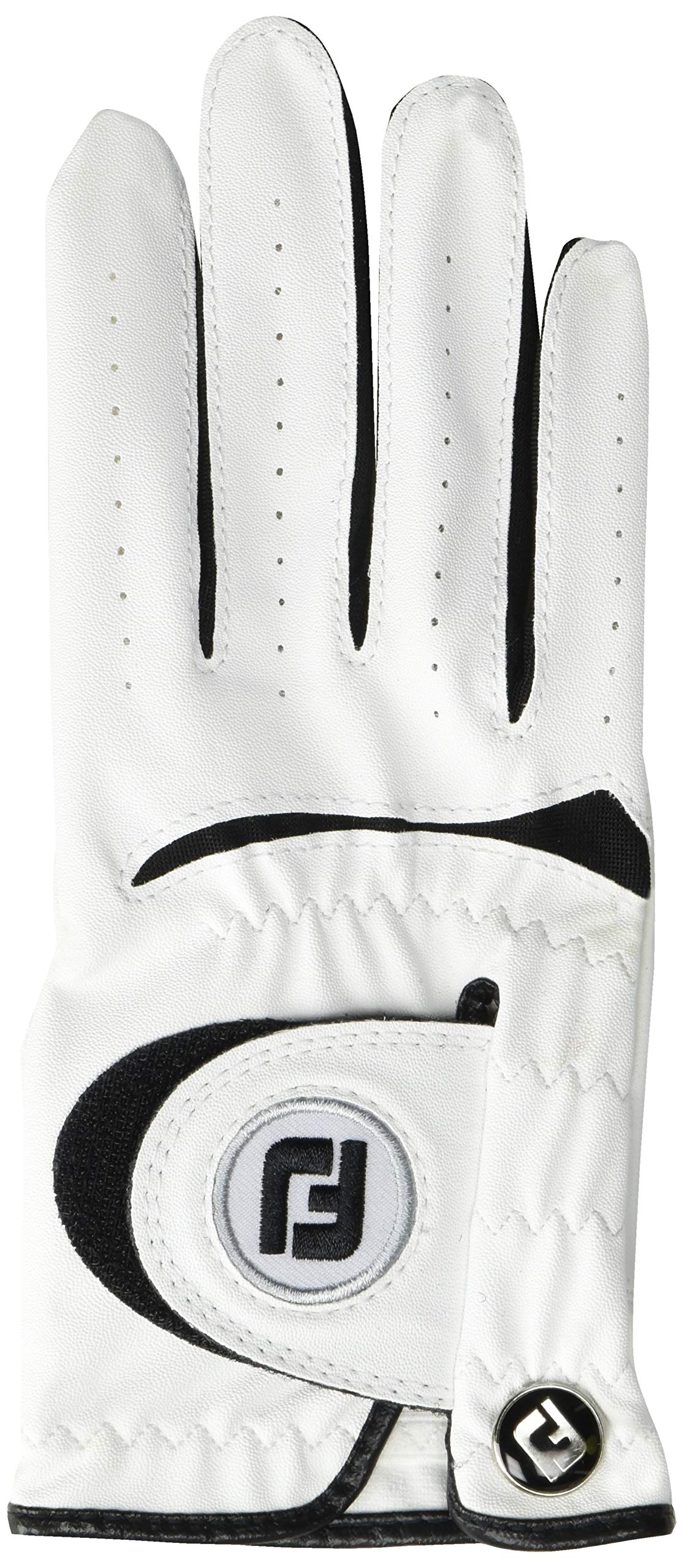 Footjoy Junior Golf Glove, White Small, Worn On Right Hand