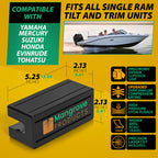 Mangrove Products: Boat Transom Saver, Outboard Motor Support, Single Ram Wedge, Boat Accessories, Transom Savers For Outboard M