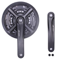 PROWHEEL Bicycle Crankset,42-34-24T for 3x6/7/8Speed Universal Square Hole Crank Set 170MM Crank Arm for Mountain Bike