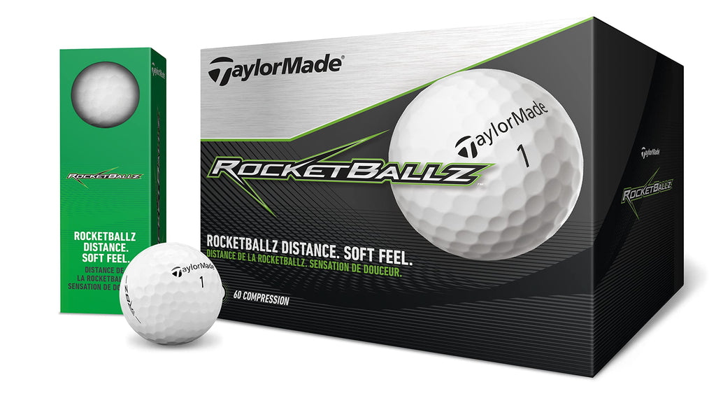 Taylor Made Unisexs Tm19 Rocketballz 36 Pack Golf Ball, White, One Size
