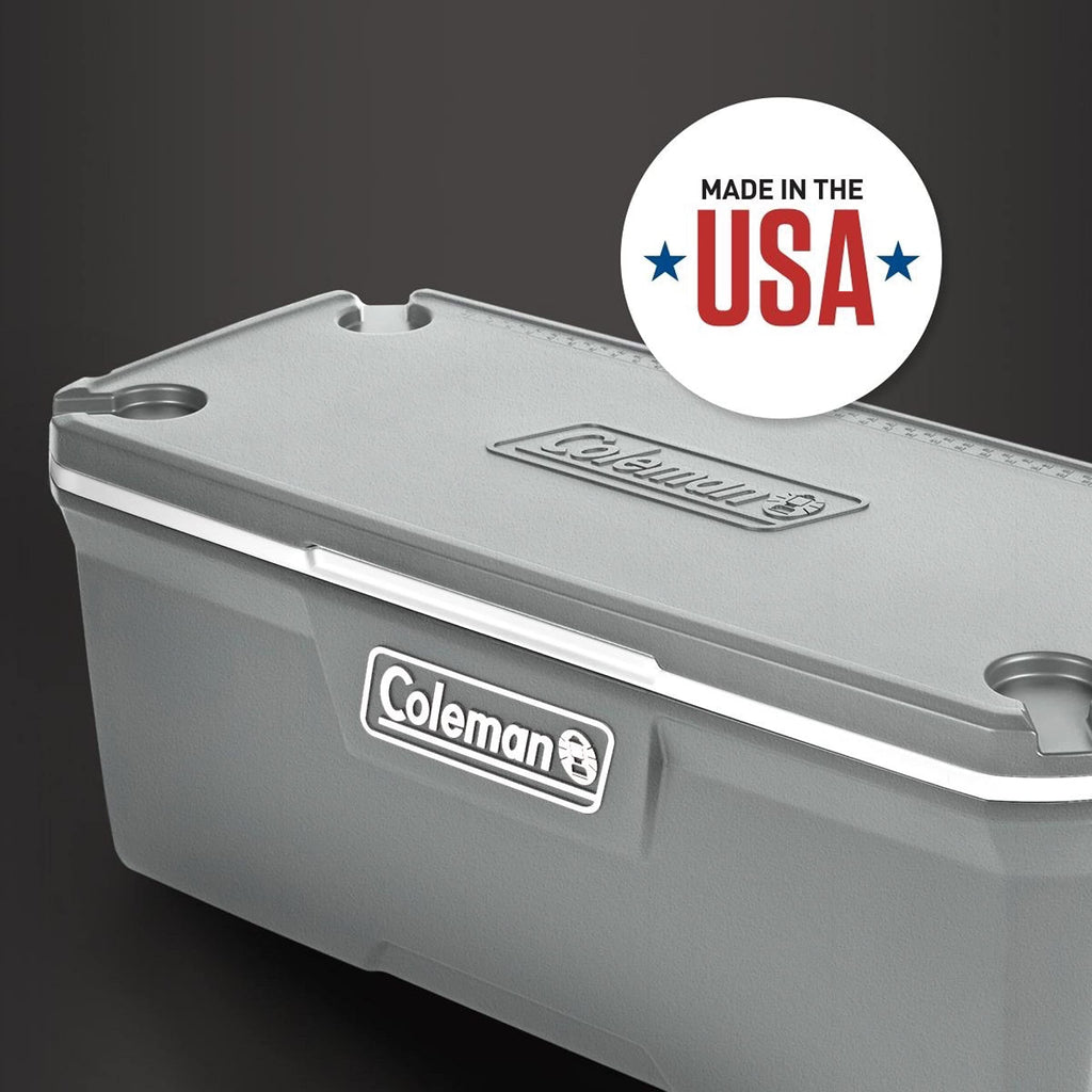 Coleman 316 Series Insulated Portable Cooler With Heavy Duty Latches - Leak-Proof Outdoor High Capacity Hard Cooler, Keeps Ice F