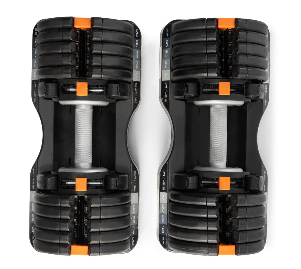 Nordictrack 55 Lb Select-A-Weight Dumbbell Pair, Black