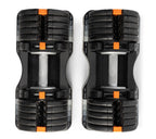 Nordictrack 55 Lb Select-A-Weight Dumbbell Pair, Black