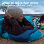 Sea To Summit Foamcore Camping And Travel Pillow, Regular (13.4 X 9.4), Navy Blue
