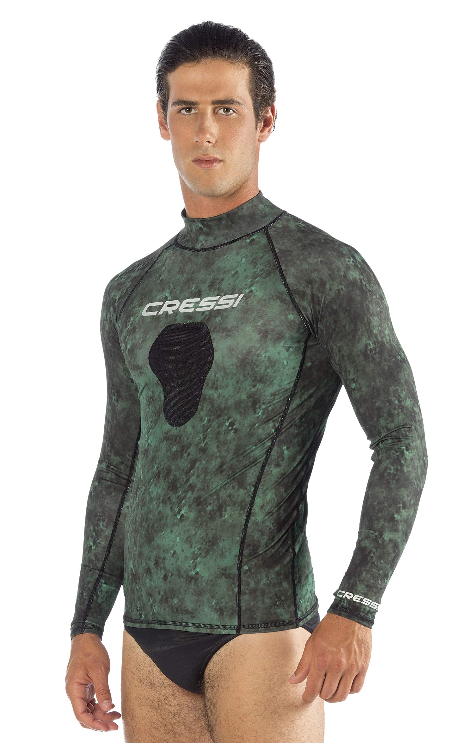 Cressi Hunter Rash Guard, camo Green, XXXL