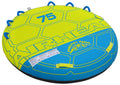 Airhead Comfort Shell Towable Tube for Boating, 1 - 4 Rider Inflatable Boat Tube for Water Tubing, Round Deck for Smooth Control