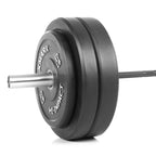 Xmark Hi-Impact Bumper Plate Weight Plate For Olympic Barbell, 45 Lb Pair, Strength Training Bumpers For Home, School Weight Roo