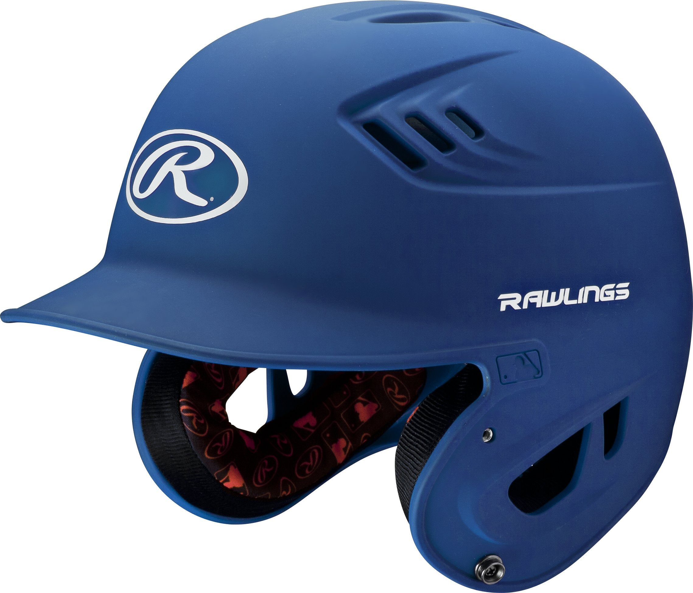 Rawlings | R16 VELO Baseball Batting Helmet | Junior (6 3/8 - 7 1/8) | Matte Royal