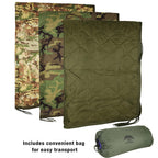 Medals Of America Est. 1976 Od Green Military Poncho Liner Woobie Blanket Nylon 65'' X 88''