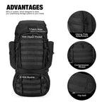 Mardingtop 60L Military Internal Frame Backpack For Hiking,Camping,Hunting,Rucksack Backpack With Rain Cover