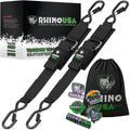 Rhino Usa Boat Trailer Transom Straps (2Pk)- Heavy Duty 2 Inch X 48 Inch Adjustable Straps For Trailering - Ultimate Marine Tie 