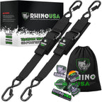 Rhino Usa Boat Trailer Transom Straps (2Pk)- Heavy Duty 2 Inch X 48 Inch Adjustable Straps For Trailering - Ultimate Marine Tie 