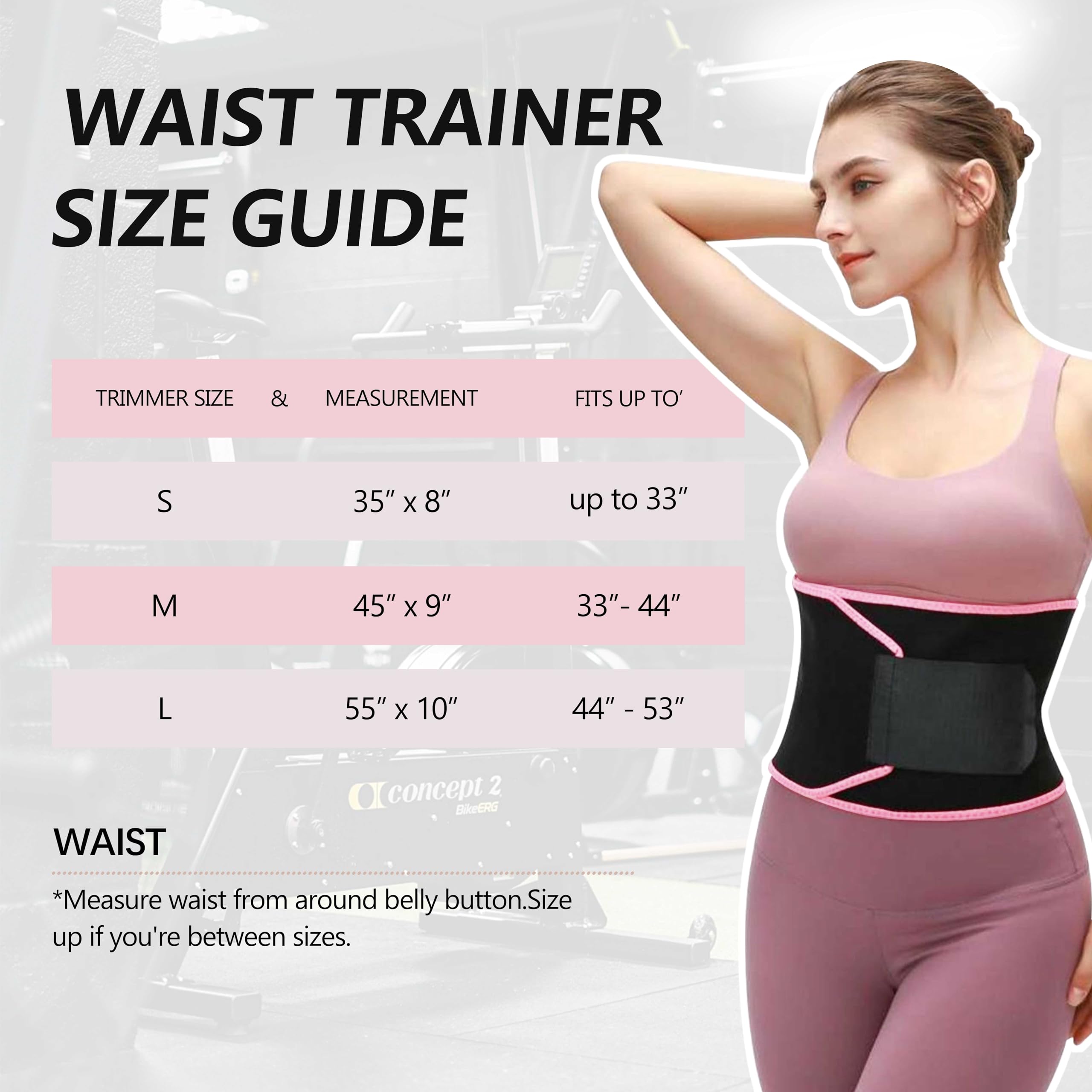 Shanguang Waist Trainer For Women,Sweat Waist Trimmer Belt,Waist Trainers For Women Belly Fat,Sweat Band For Stomach Weighe Loss