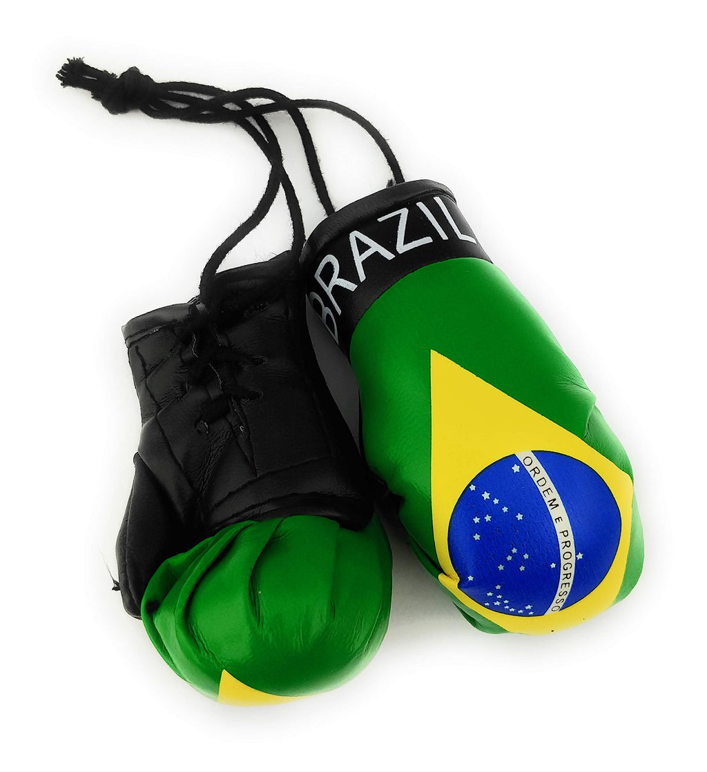 Red Hat Ent Hanging Car Mirror Mini Boxing Gloves (Brasil)