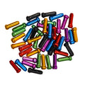 48Pcs Bike Brake Cable End Cap Crimps, Cable End Tips For Road Mountain Bicycle, Colorful