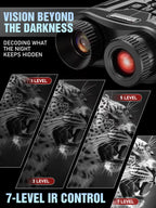 Geowfiitech Night Vision Goggles & 4K Night Vision Binoculars - 5000Mah Rechargeable Infrared Digital Binoculars | 3 '' Hd Scree