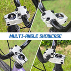 Makelen Bike Stem For Bmx Bike Aluminum Alloy Fixed Gear Bicycle Stem Matte Silver