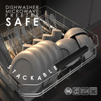 Dinethics Wheatstraw Dinnerware Set For 4 - Dishwasher Microwave Plates For Heating Food - Unbreakable Wheat Straw Plates And Bo
