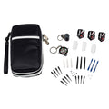 Franklin Sports Dart Maintenance Kit For Soft Tip And Steel Tip Darts - Comes With Handy Carrying Case And Stone Sharpener,Black