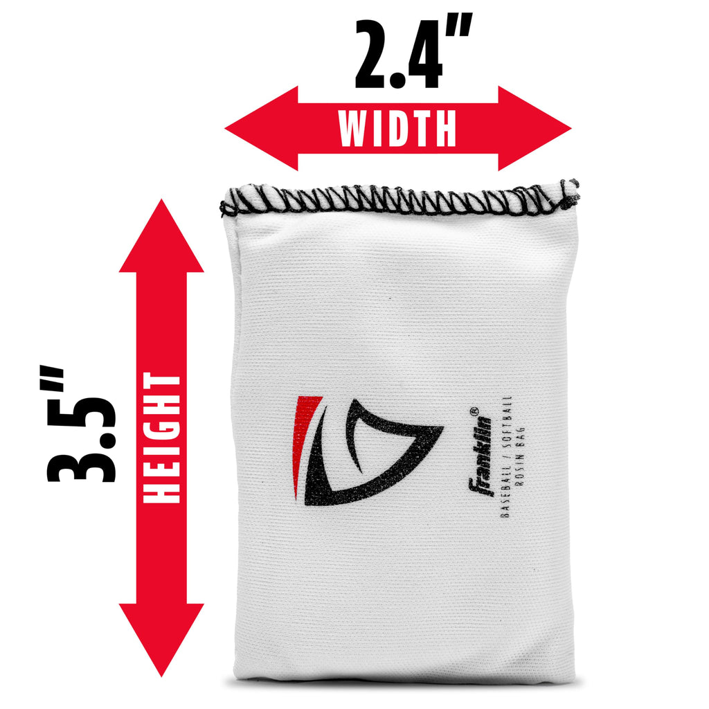 Franklin Sports Mlb Gator Grip Rosin Bag - Multi Sport + Baseball + Softball - Absorbs Moisture White