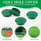 Llmsix 4Pcs Golf Cup Covers, Plastic Golf Hole Cover Golf Practice Training Aids Golf Hole Cutter Putting Green For Outdoor Spor