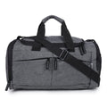 Wooum Sports Gym Bag,Travel Duffel Bag With Shoes Compartment For Men Women, 43X29X28 Cm Approx 35L, Lightweight  Grey