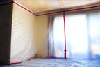 Painters Plastic Drop Cloth 6 Pack, 9X12 Feet, Plastic Tarp Dust Cover, Plastic Covers For Furniture, Plastic Drop Cloth For Pai