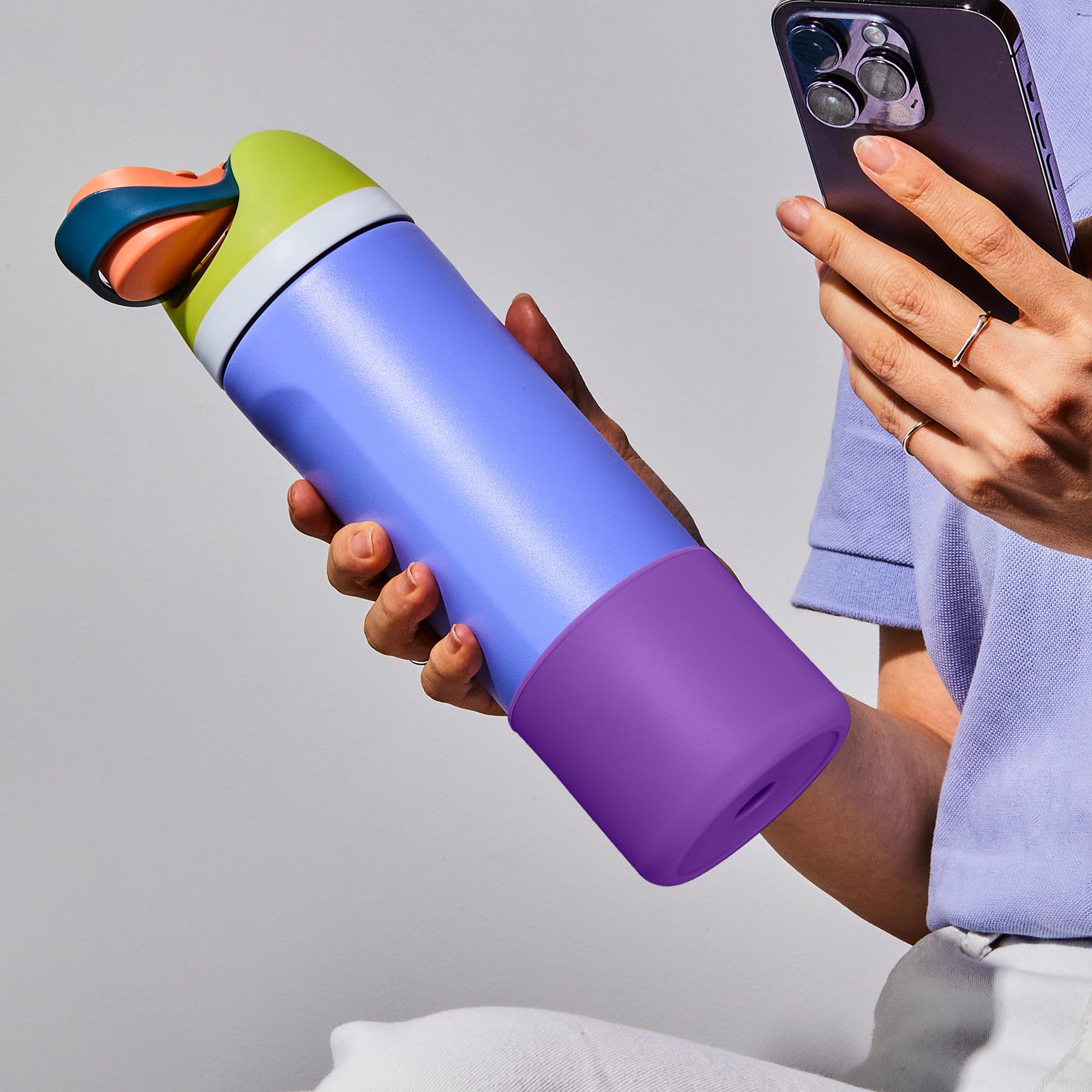 Diumepo Silicone Boot for Owala 32 oz Water Bottles, Anti-Slip Protective Sleeve for Owala Twist & FreeSip & Flip Insulated Bott