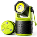 CLAKAP LED Camping Lantern, 3000LM Rechargeable Camping Light with 180 Rotatable Spotlight, Magnetic Base & Hanging Hook, Fast U