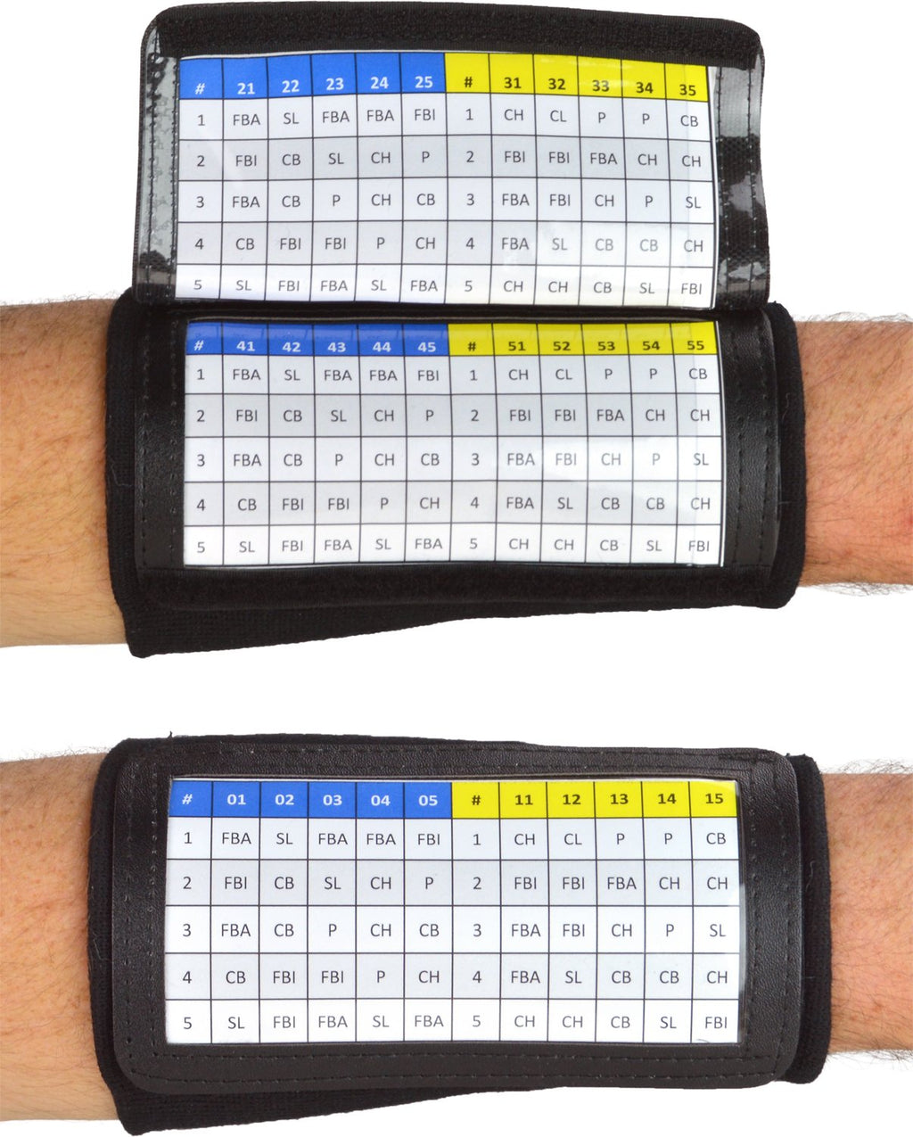 Sports Unlimited Youth Triple Wrist Coach (Single) For Football, Baseball, All Sports - Color Black