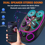 Ourstarry Large Size Smart Music Boxing Machine For Adults And Kids, Training Machine With Led Electronic Wall Mounted, Home Ind
