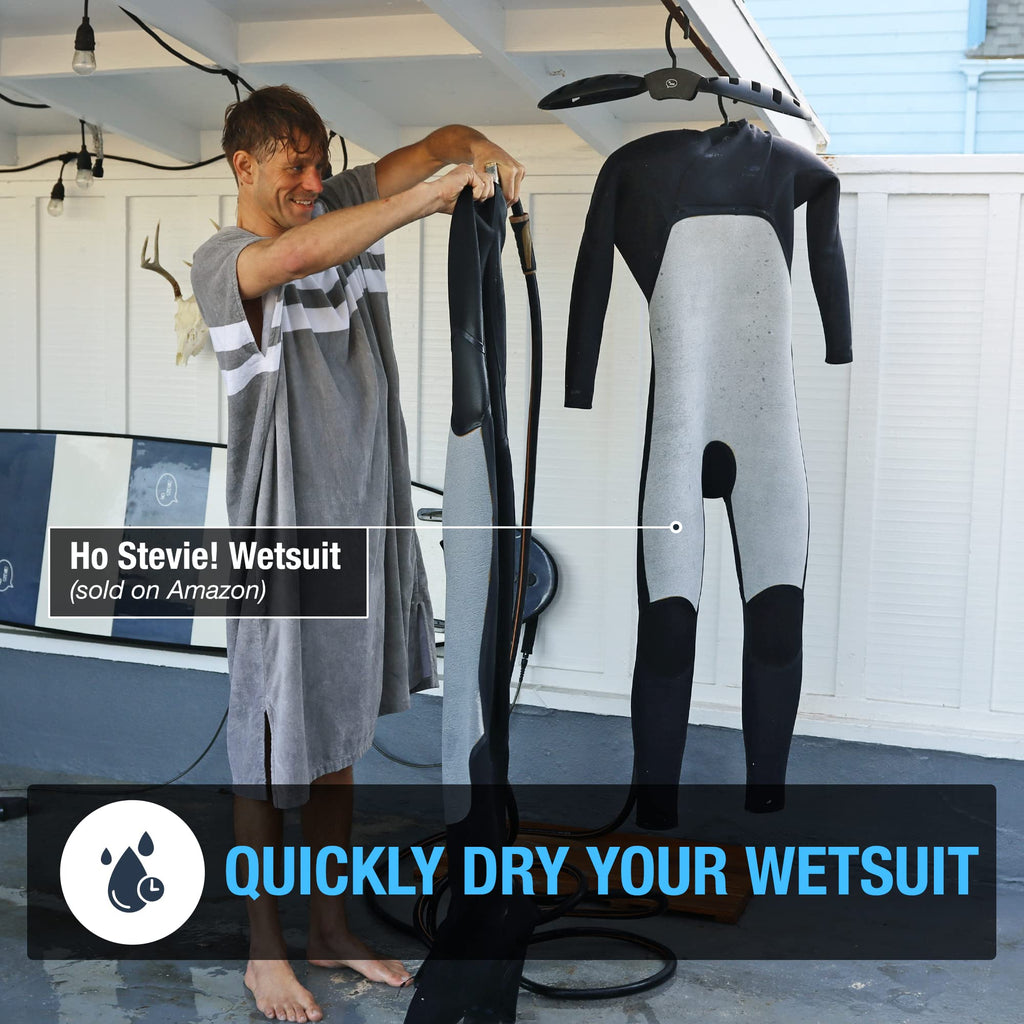 Ho Stevie! Wetsuit Hanger - Fast Dry Folding Vented Hanger For Surfing And Scuba Diving Wet Suits
