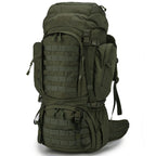 Mardingtop 60L Molle Hiking Internal Frame Backpacks With Rain Cover For Camping,Backpacking,Travelling(Army Green)