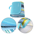 Angemay Outdoor & Picnic Blanket Extra Large Sand Proof And Waterproof Portable Beach Mat For Camping Hiking Festivals